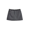 Women Retro Spliced Lace Edges Short Skirt Summer Wrapped Hip Skirts