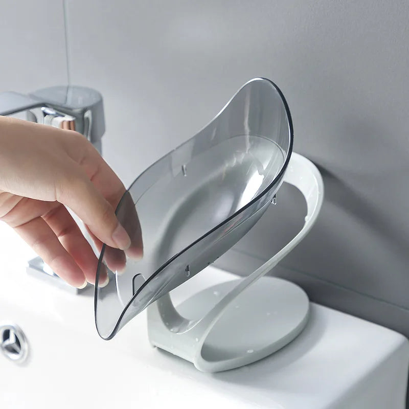 Bathroom Soap Holder Dish Soap Kitchen Storage Non-slip Drain Soap Case Container Bathroom accessories