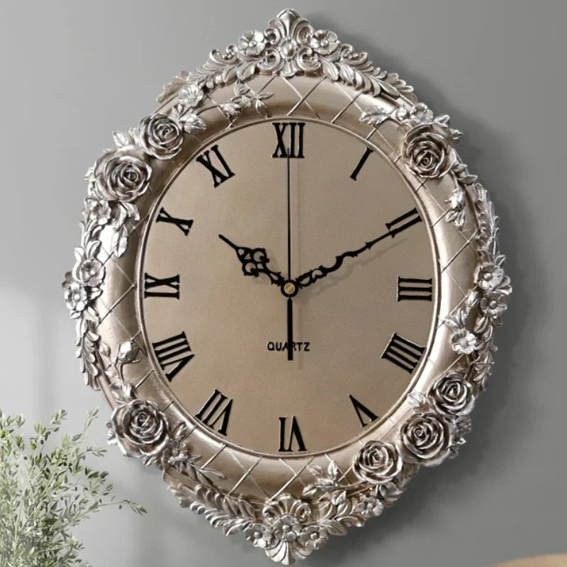 Wall Clocks Living Room Luxury Aesthetic Wall Clock Elegant Clocks Silent