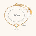 Dripping Zircon Flower Chain Bracelet Stainless Steel Women's Bracelet Waterproof Jewelry Gift