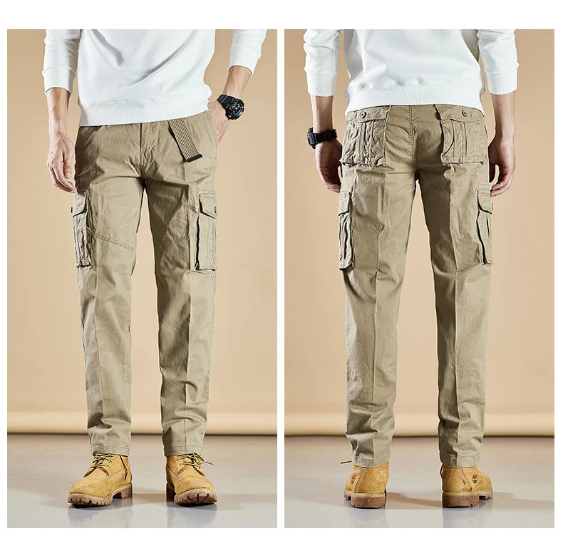 Military Cargo Pants pockets Men Loose Tactical Trousers Outdoor Cargo Pants Men