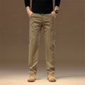 Casual Pants Men Autumn Simple and Versatile Comfortable Slim Straight Pants