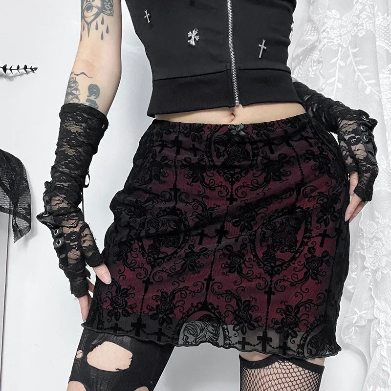 Half Slips for Women Short Lace Trim Above Knee Half Slip High Waist Hem Bodycon Mini Short Skirt