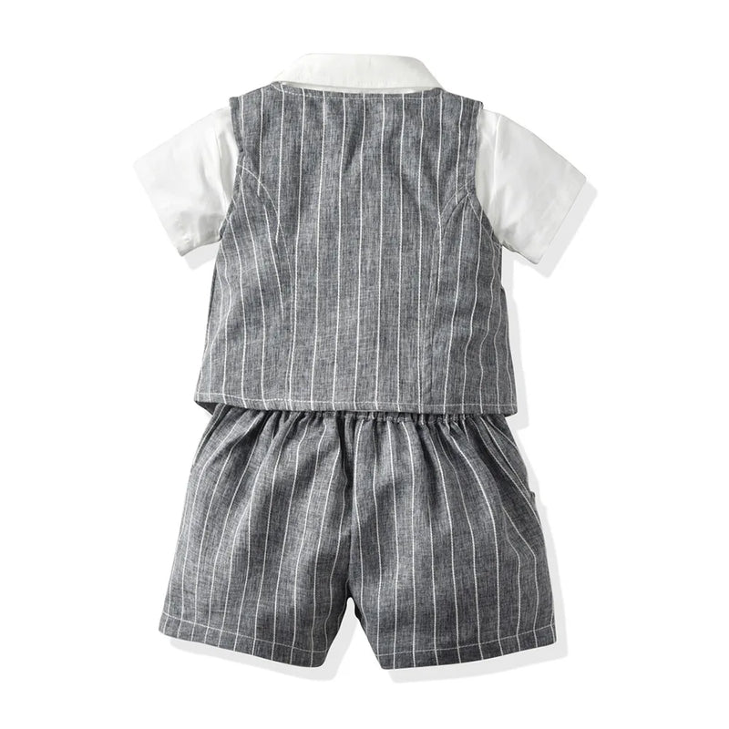 Baby Boy Cotton Clothes Set Summer Infant Toddler Child Suit Baby Clothes