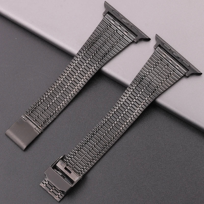 Stainless Steel Bracelet For Apple Watch Band Serie 8 7 6 5 4 Se Strap wIwatch Watchband