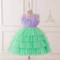 Mermaid Girls Dress Carnival Shell Birthday Wedding Princess Party Dresses Bridesmaids Gown