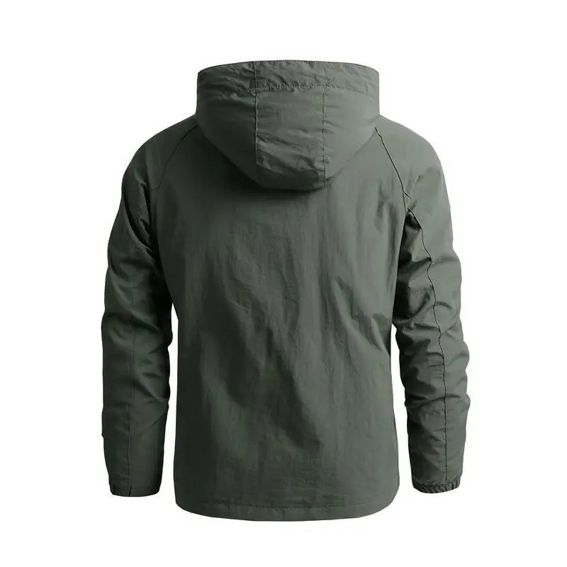 Autumn Casual Jacket Men Tactics Military Jackets Men Outdoor Hiking Jackets Waterproof Hooded