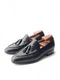 Tassel Weave Loafer Men Classic Leather Outsole Breathable Shoe