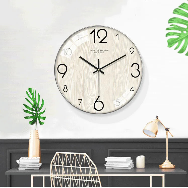 Bedroom Nordic Atmospheric Clock Wall Decor Creativity Modern Living Room Decoration Silent Fashion Large Home Clocks Garden