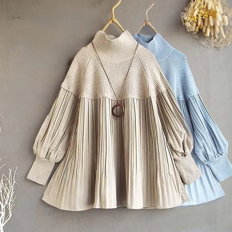 Women Sweaters Solid Loose Pull Femme Ins Autumn Winter Pullovers