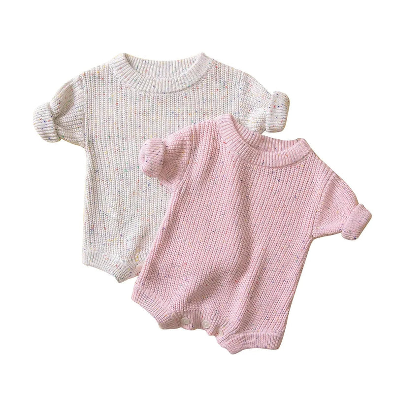 Warm Baby Romper Knit Infant Baby Boy Girl Jumpsuit Playsuit Fall Winter Spring Clothing