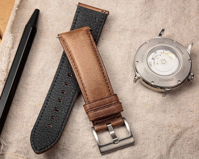 Leather Watch Bands Handmade Genuine Leather Wrist Straps