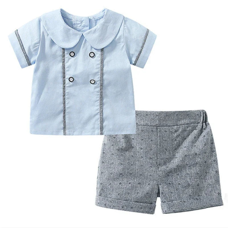 Summer Suit For Baby Boy Spanish Clothes Set Children Boutique Outfits Shorts Pant