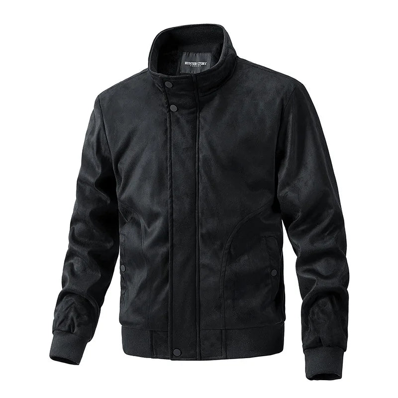 Leather Jackets for Men Winter Warm Casual Fleece Lined Jacket Coat