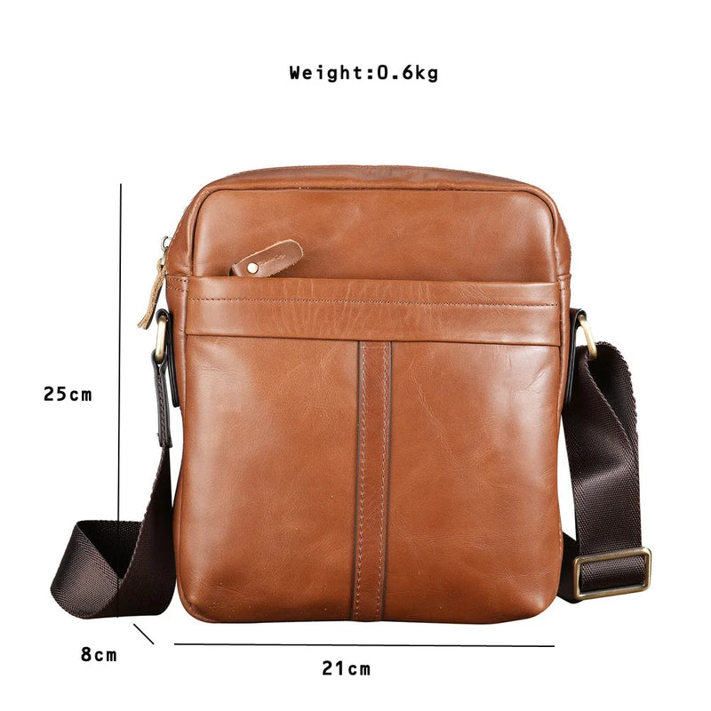 Men bag Casual Personality Leather Men's Bag Retro Messenger Bag