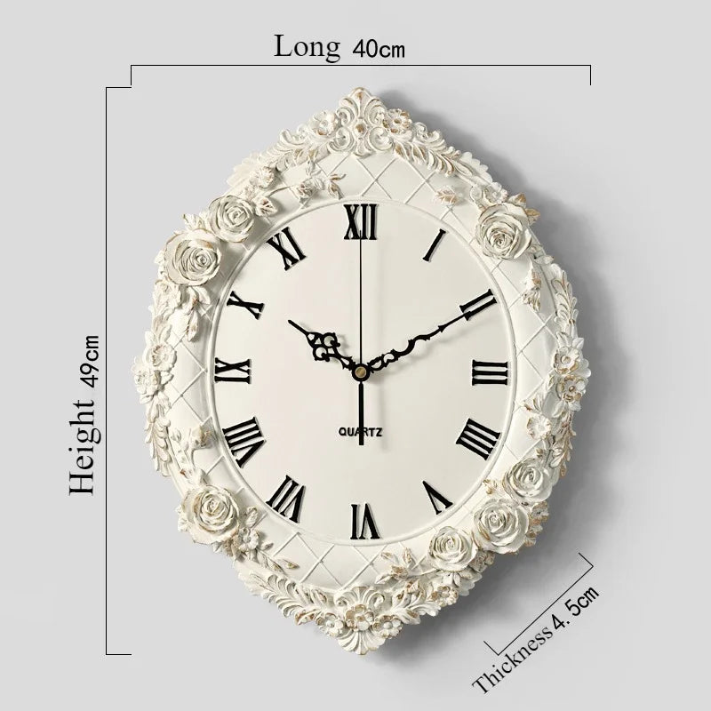 Wall Clocks Living Room Luxury Aesthetic Wall Clock Elegant Clocks Silent