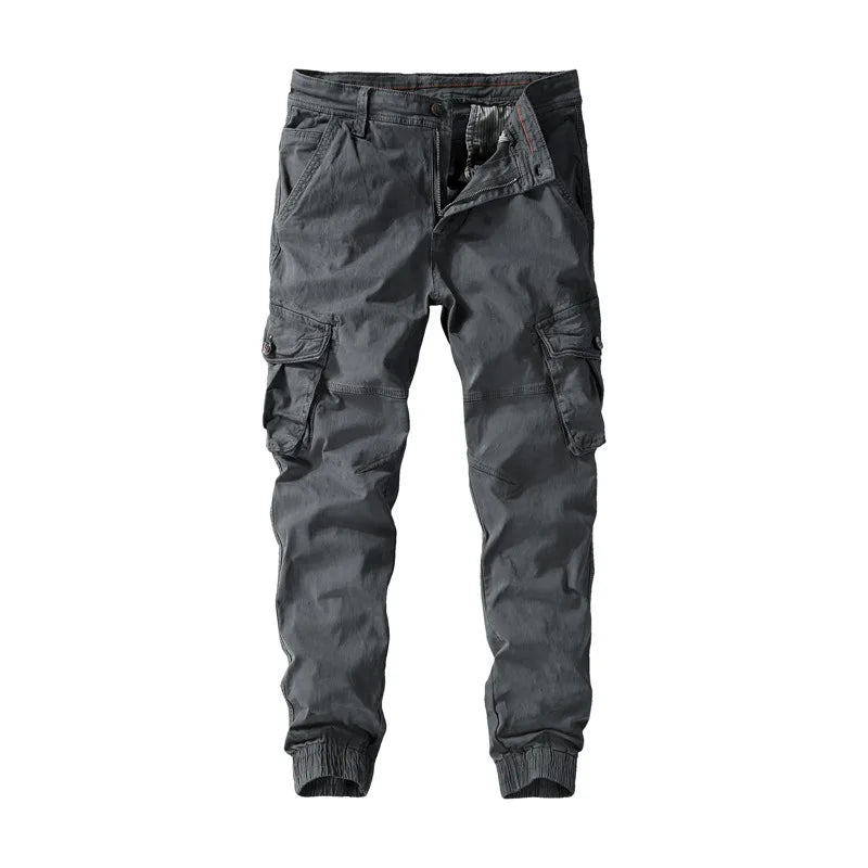 Cargo Pants Men Military Tactical Pants Casual Cotton Pants Male Trousers Elastic Waist