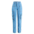 Cargo Pants For Women Straight Stretchy Pant Jeans Trousers