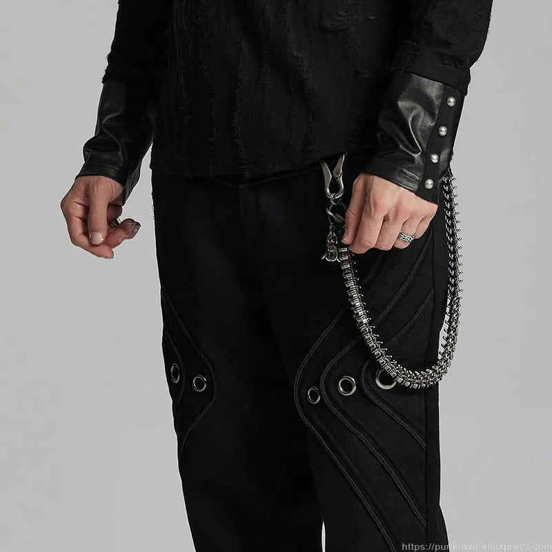 Men's Apocalypse Punk Simulated Waist Chain Personalized Retro Style Accessories Gifts for Men