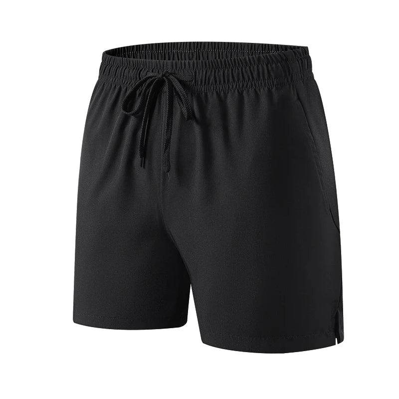 Summer Men Casual Bermuda Beach Running Black Blue Solid Shorts Sport Running Man Pants