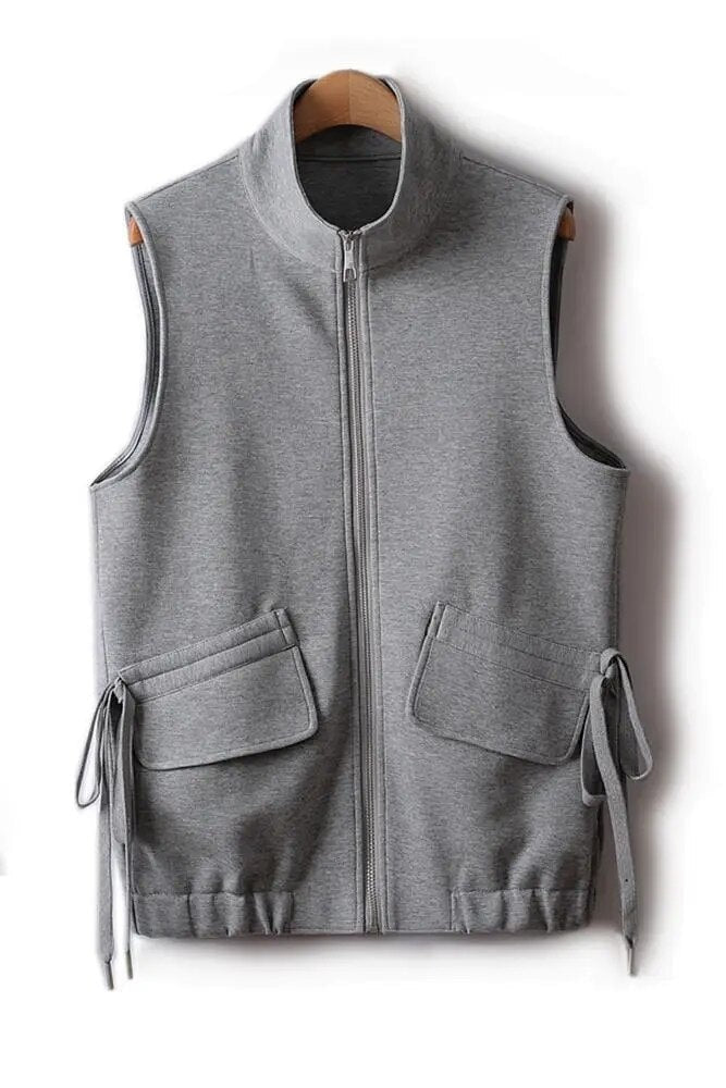 European Station Vest For Women Spring Autumn Cardigan Outerwear