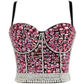 Women Summer Sexy Preal Beading Cool Tank Tops Basic Women Crop Top Female Ladies Sexy Tops Clothes