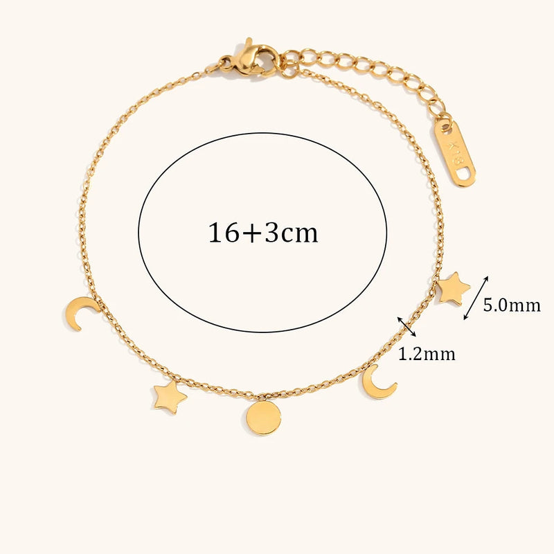 Dripping Zircon Flower Chain Bracelet Stainless Steel Women's Bracelet Waterproof Jewelry Gift