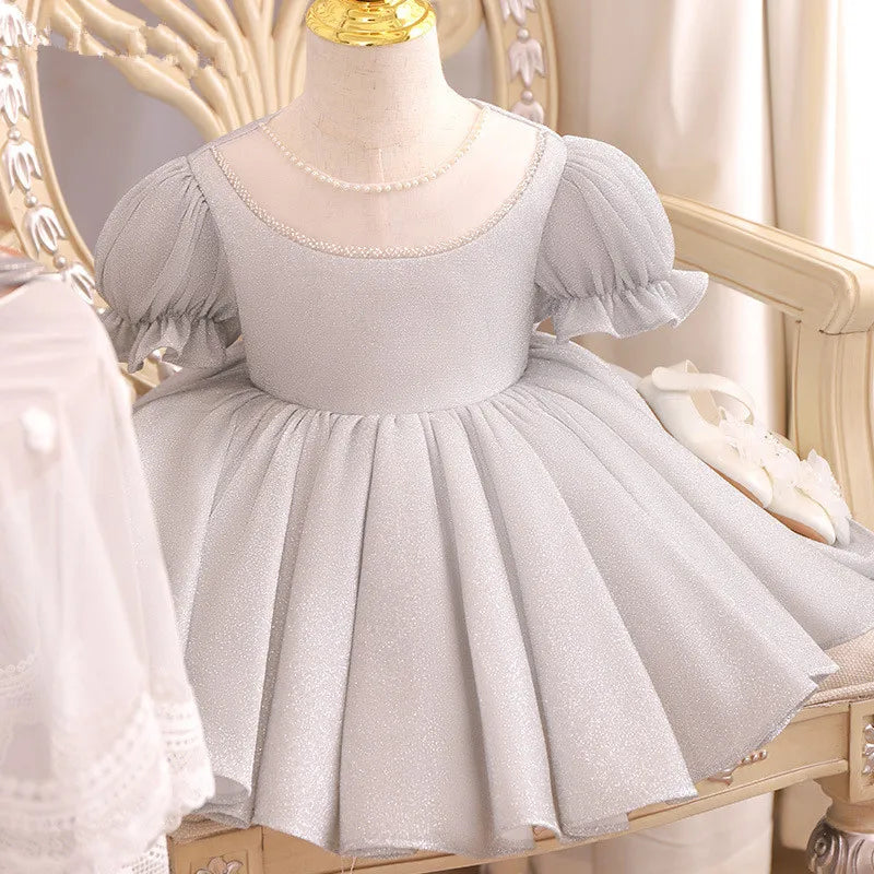 Children Girls Dress Princess Dress Girl's Piano Performance Princess Dress Baby Girl's 1st Birthday Dress