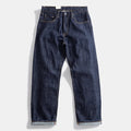 Denim Jeans for Men Loose Straight Pants One Wash Autumn Casual