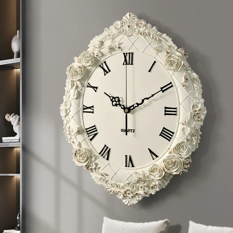 Wall Clock Silent Living Room Hanging Watch Quartz Clock Restaurant Wall Hanging