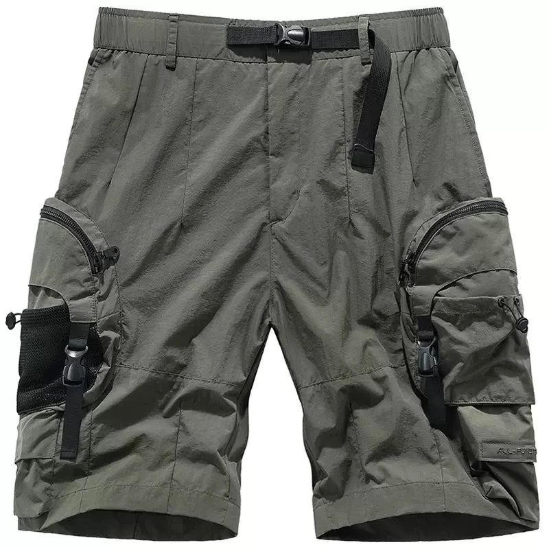Summer Tactical Shorts Men Functional Ultra-thin Shorts Hip Hop Streetwear Short Pants