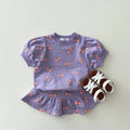 Summer Girl Clothes Set 2PCS Toddler Girl Suit Kids Infant Girl Outfit 1-5 Years