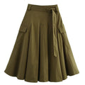 Cargo Skirts For Women Women's Skirt Midi High Waist Skirts Women Skirt Elegant