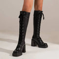 Women Knee High Boots Casual Warm Fur Winter Boot