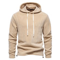 Autumn Men Polar Fleece Pullover Hoodies Loose Sweatshirts Hooded Casual Sweatshirts