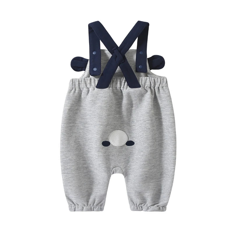 Newborn Baby Boys Pants Girls Cute Suspender Rompers Kids Clothing Toddler