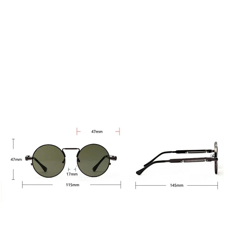 Retro Round Sunglasses Sun Glasses Classic