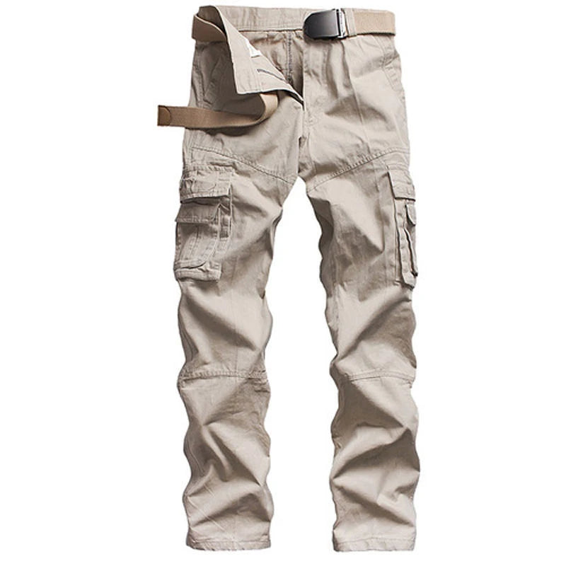 Pants for men with multiple pockets outdoor