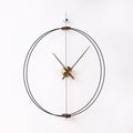 Minimalist Wall Clock Creative Luxury Art Clocks Solid Wood Pointer Wall Clock Silent Movement Clocks