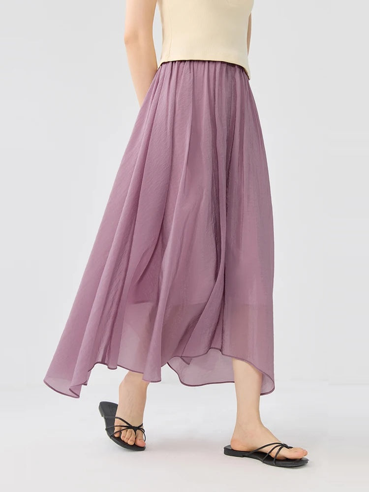 Fairy Skirt Female Summer Holiday Skirt Mid-Length Skirt