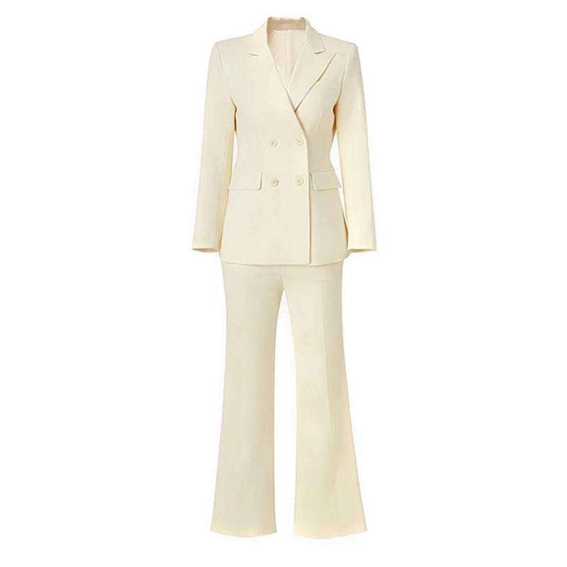 Gentle Classic Gorgeous Blazer Twin Sets Work Wear Lady Suits