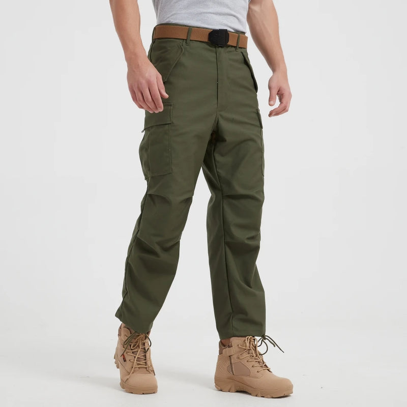 American M65 Military Combat Training Pants Outdoor Hiking Pocket Work Pants