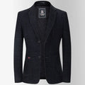 Autumn Winter Thick Blazer Jacket Outwear Smart Young Men Suit