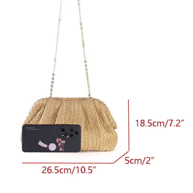 Clutch bag for women chains shoulder crossbody bags summer for party