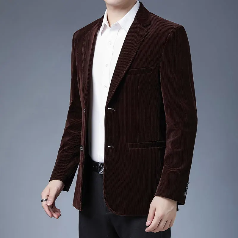 Male Casual Suit Jackets Blazer for Men Wedding Slim Fit Outwear Wick Blazers Elegant Coats