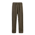 Retro Pants Men Casual Autumn Winter Loose Elastic Waist Wide leg Trousers Men