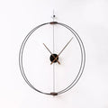 Minimalist Wall Clock Creative Luxury Art Clocks Solid Wood Pointer Wall Clock Silent Movement Clocks