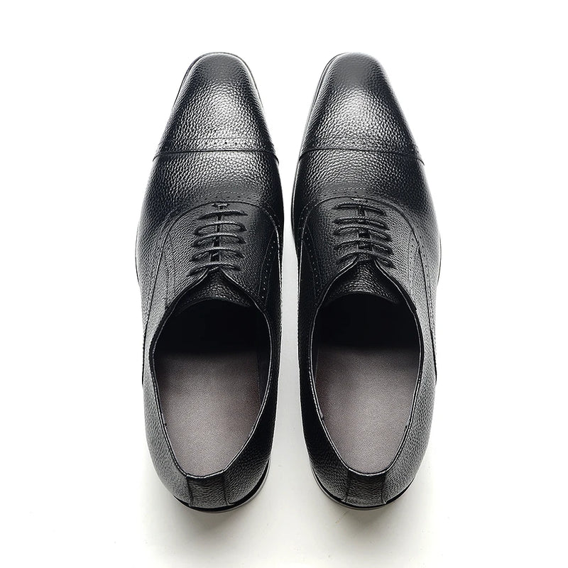 Elegant Handmade Genuine Leather Men's Dress Shoes Oxfords Formal Shoe for Men