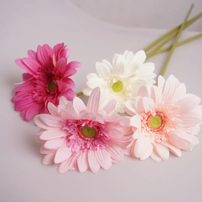 Gerbera Artificial Real Touch Flowers Wedding Design Bridal Bouquets Party Floral Home Decoration Flowers