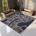 Advanced Interlocking Chain Decorate Living Room Carpet Soft Mat Coffee Table Plush Rug